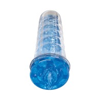 Dream-Lite Crystal Vagina Masturbator Blue