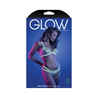 Fantasy Lingerie Glow-In-The-Dark Lace Set