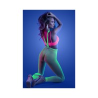 Fantasy Lingerie Glow Come Alive Set Neon Green Queen