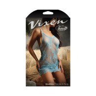 Chemise de Encaje y Panty G-String de Fantasy Lingerie