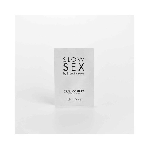 Bijoux Indiscrets Slow Sex Oral Strips for Fresh Pleasure