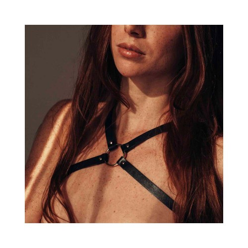 Bijoux Indiscrets Maze Cross Chest Harness - Seductive Accessory