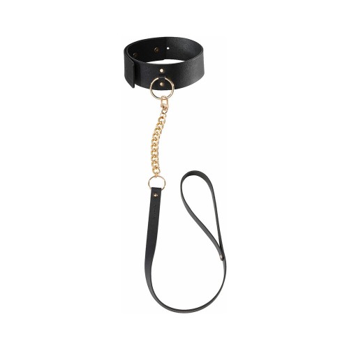 Bijoux Indiscrets Maze Choker with Leash - Bold Design