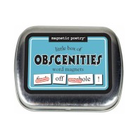 Magnetic Poetry Little Box of Obscenities - Fun Gift