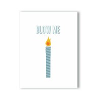 Blow Me Candle Naughty Kard for Special Occasions