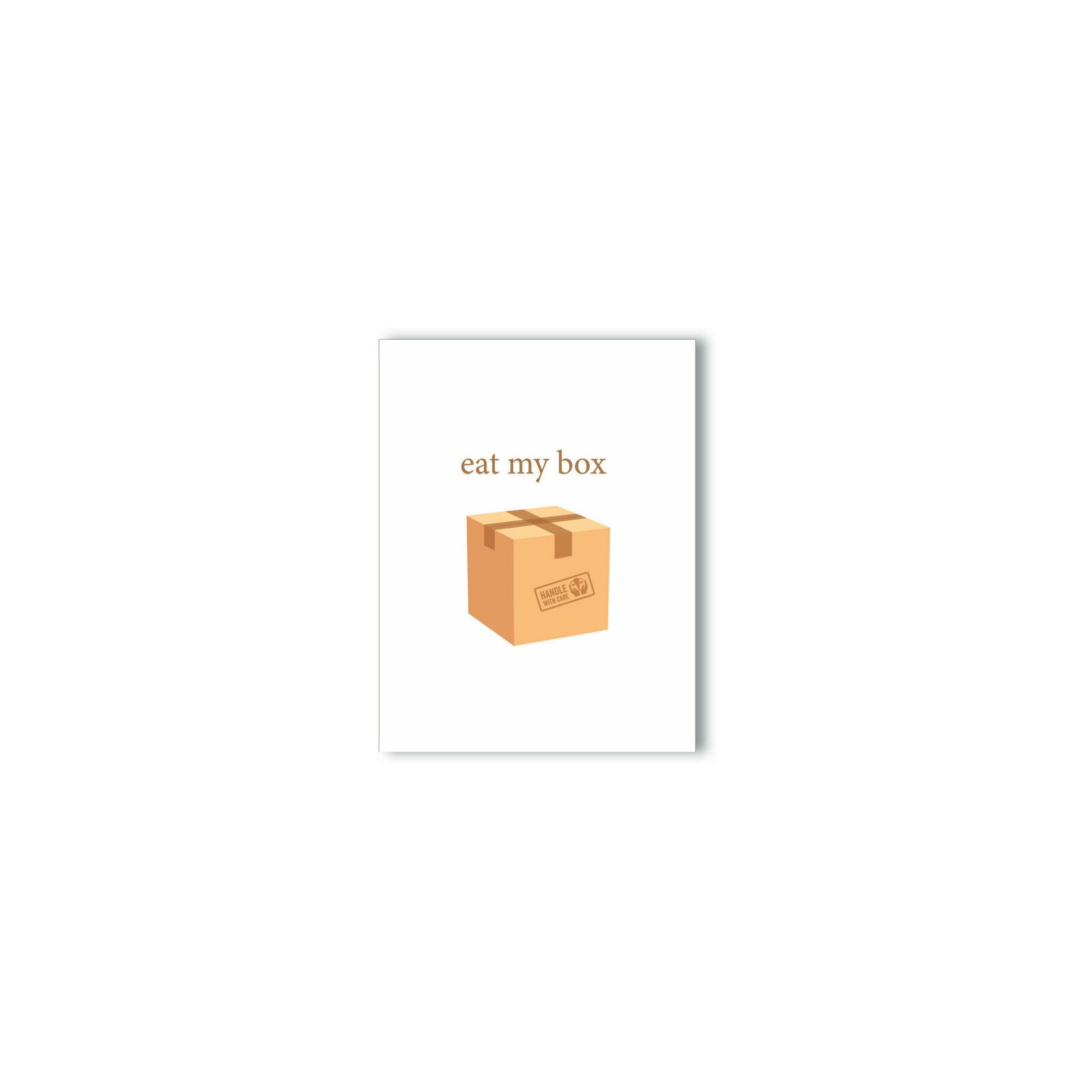 Eat My Box Cannabis Greeting Card