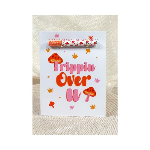 Trippin Over U One Hitter Greeting Card