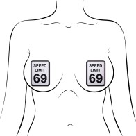 Speed Limit 69 Nipple Pasties