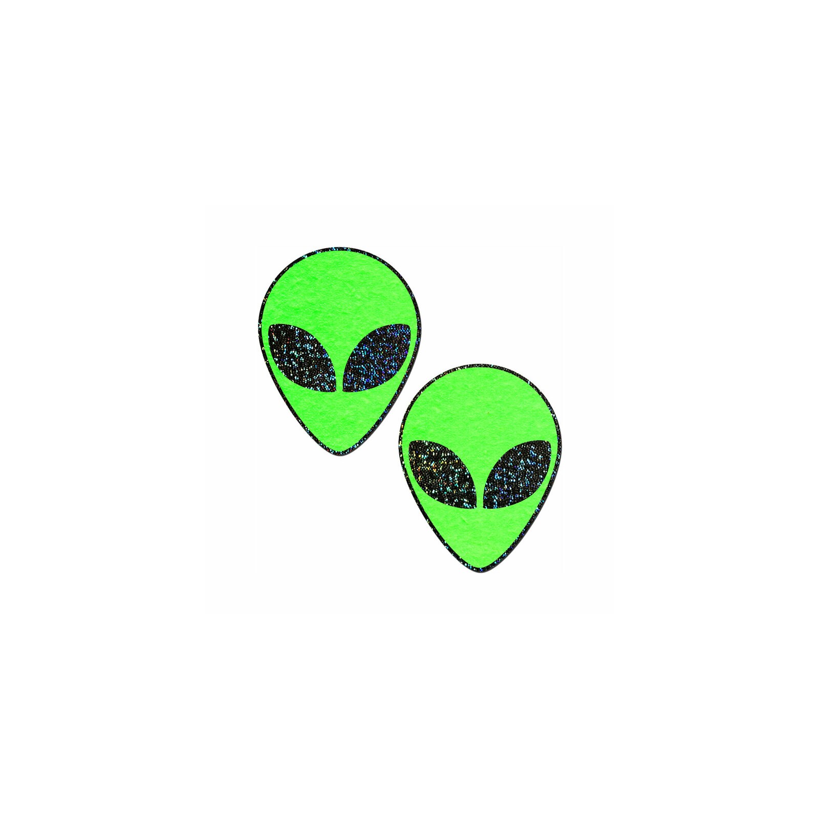 Pasties Alienígenas que Brillan en la Oscuridad Verde - Audaces y Juguetones