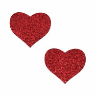 Pastease Glitter Heart Nipple Pasties