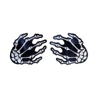 Pastease Skeleton Hands Pasties Black