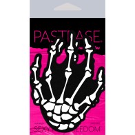 Pastease Skeleton Hands Pasties Black