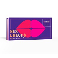 Sex Checks: Picante o Dulce para Tu Vida Amorosa