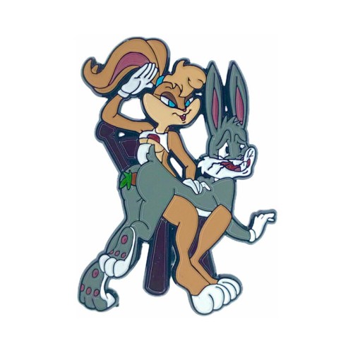 Geeky Kinky Bad Bunny Enamel Pin