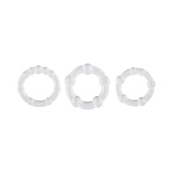 Clear Erection Rings Cock Ring Set - Enhance Your Experience