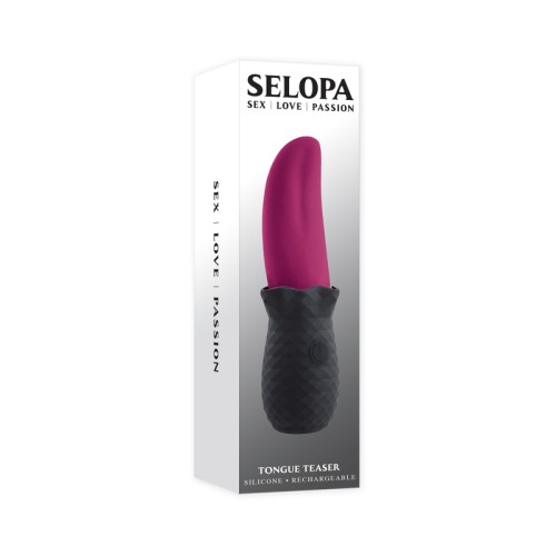 Vibrador Selopa Tongue Teaser Recargable