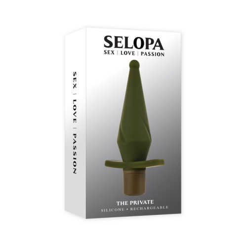 Selopa The Private Rechargeable Butt Plug Silicone