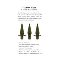 Selopa The Private Rechargeable Butt Plug Silicone