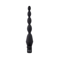 Selopa Vibrating Butt Beads Rechargeable Silicone Black