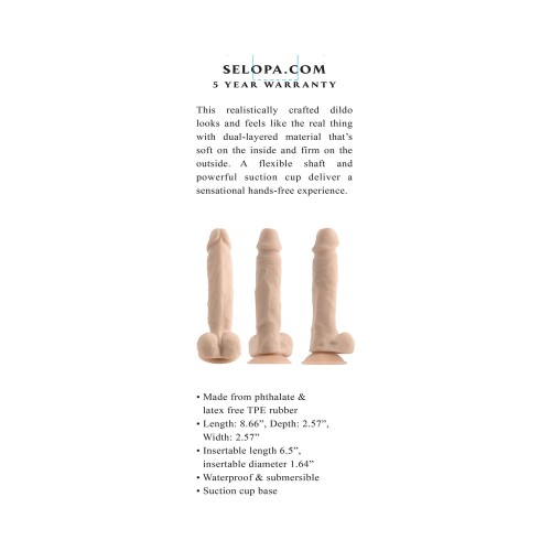 Dildo Realista Selopa para Placer Natural