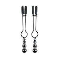 Beaded Nipple Clamps Stainless Steel for Sensual Play