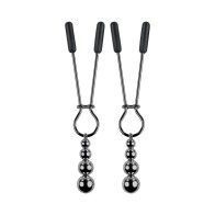 Beaded Nipple Clamps Stainless Steel for Sensual Play