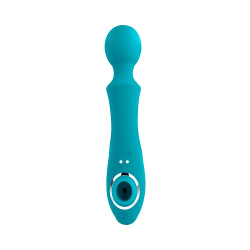 Evolved Wanderful Sucker Rechargeable Wand - Dual Function Pleasure