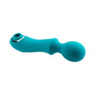 Evolved Wanderful Sucker Rechargeable Wand - Dual Function Pleasure