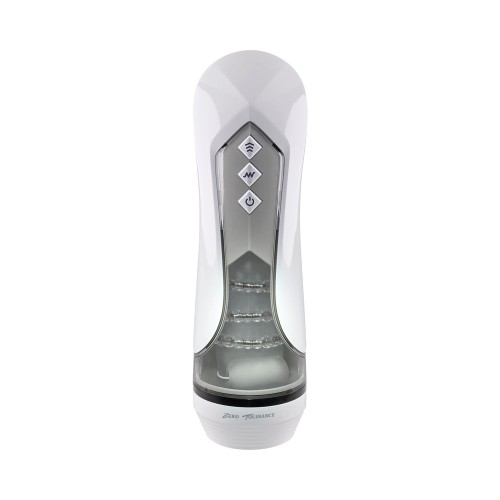 Stroker Vibrante Zero Tolerance Stroking Buddy Blanco