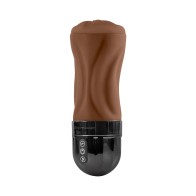 Zero Tolerance Tight Lipped Rechargeable Stroker with Suction Dark