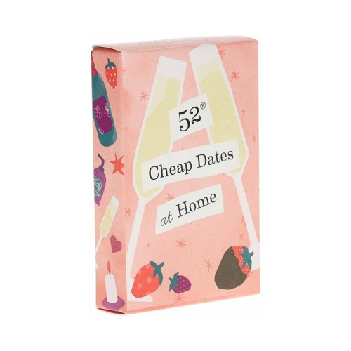 52 Fun Dates at Home Cards for Romantic Evenings