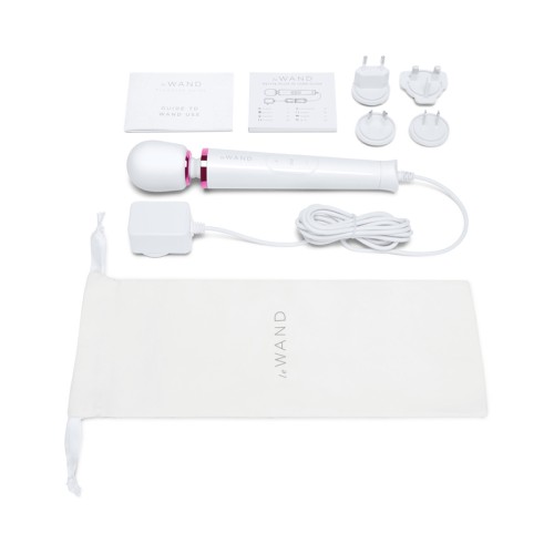 Le Wand Powerful Petite Plug-In Massager White