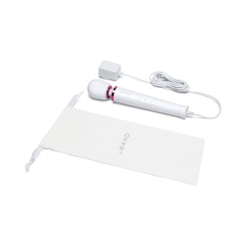 Le Wand Powerful Petite Plug-In Massager White