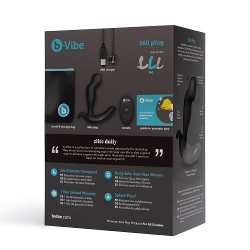 b-Vibe Plug Rotatorio y Vibrante con Control Remoto