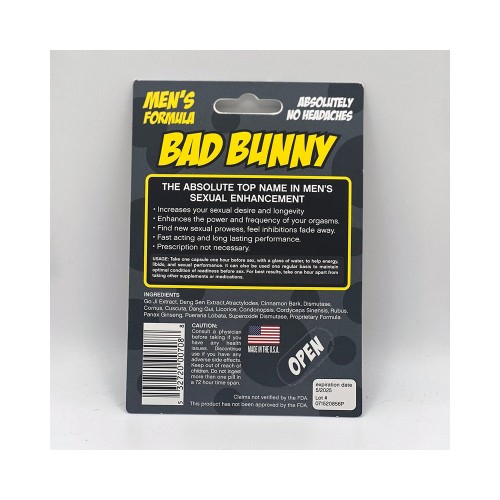 Bad Bunny Male Enhancer - 24 Pills