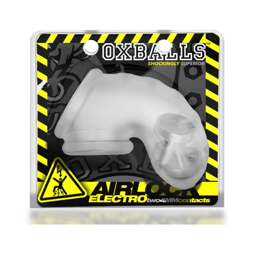 OxBalls Airlock Electro Vented Chastity para Mejora del Juego