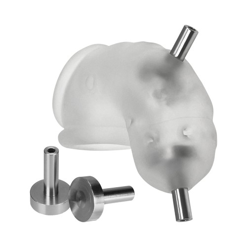 OxBalls Airlock Electro Vented Chastity para Mejora del Juego