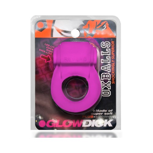 Anillo de Penetración Glowdick OxBalls Con LED Rosa Hielo