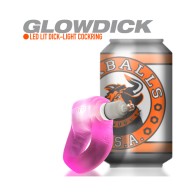 Anillo de Penetración Glowdick OxBalls Con LED Rosa Hielo