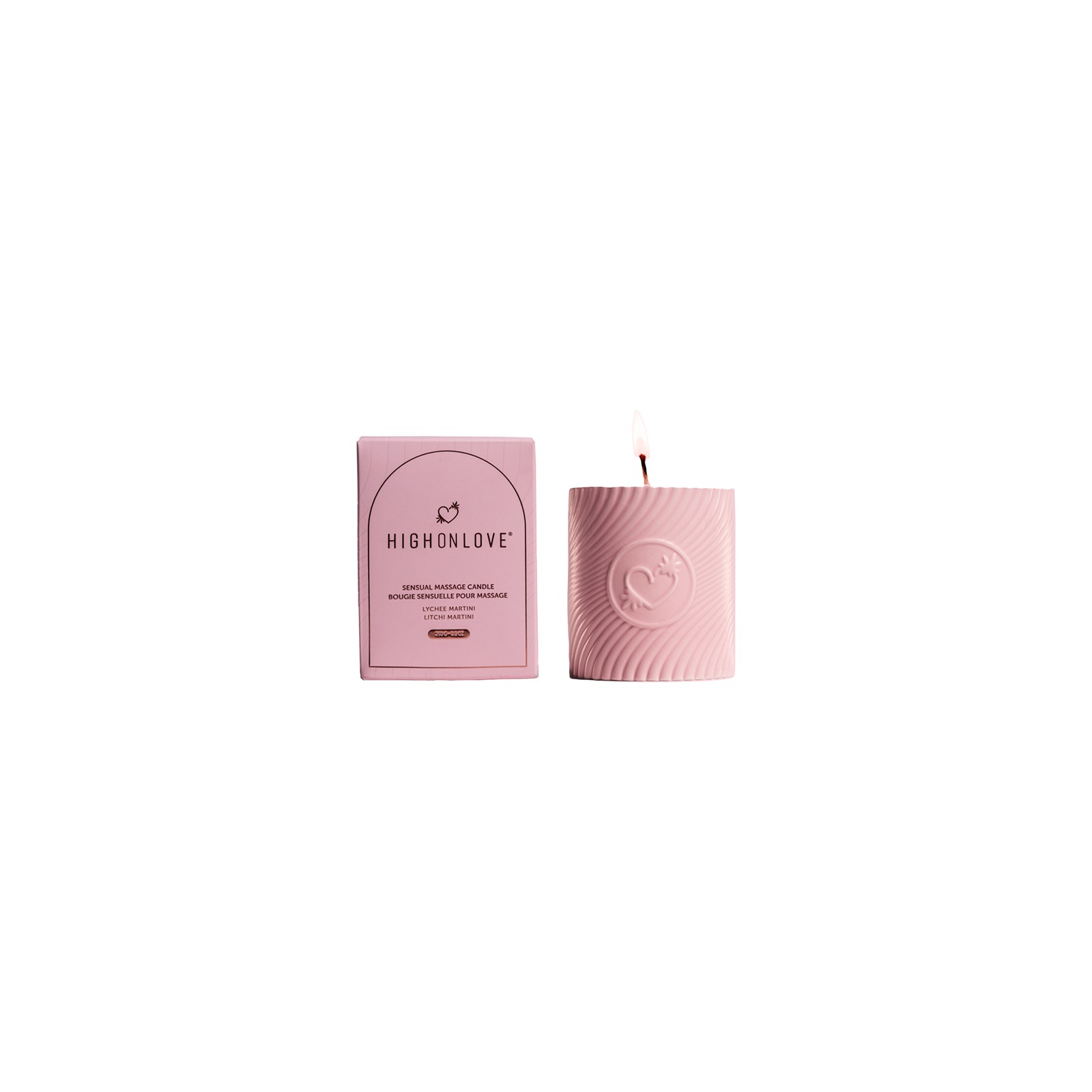 HighOnLove Litchi Martini Candle - Sensual Massage