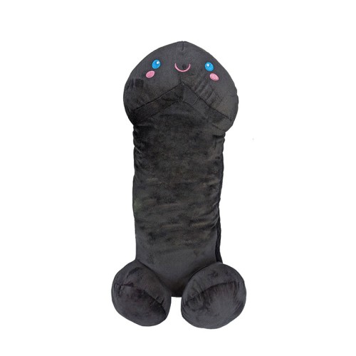 Shots Penis Stuffy Plush Toy 12 in. Black