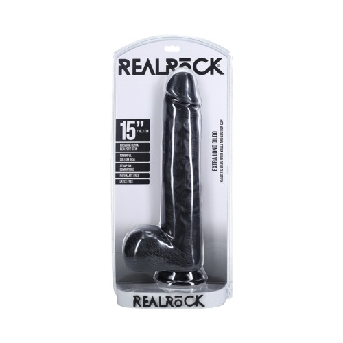 RealRock Extra Long 15 in Dildo with Balls