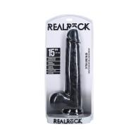 RealRock Extra Long 15 in Dildo with Balls