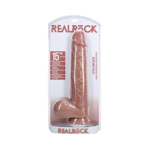 Dildo Extra Largo RealRock de 15 Pulgadas para Placer Definitivo