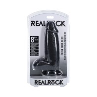 RealRock Extra Thick 8-Inch Dildo with Balls for Ultimate Pleasure