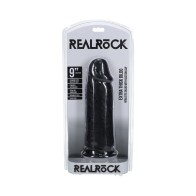 Dildo RealRock Extra Grueso 9 Pulgadas Negro