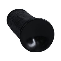 Dildo RealRock Extra Grueso 9 Pulgadas Negro