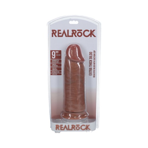 RealRock Extra Thick 9 in. Dildo - Realistic Pleasure