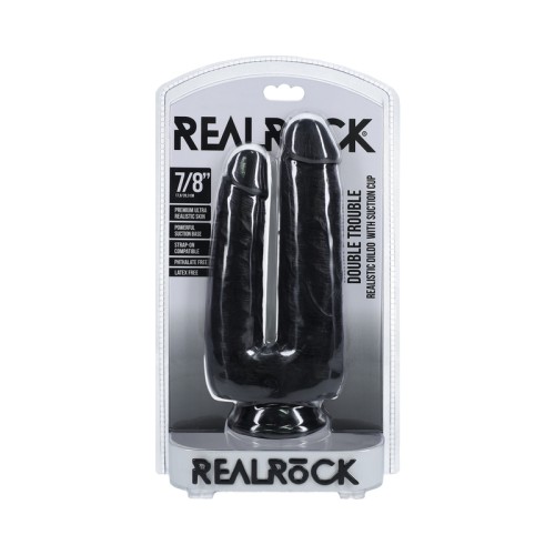 RealRock Double Trouble Dildo - Two Sizes for Maximum Pleasure