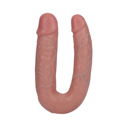 RealRock U-Shaped Double Dildo 5 in Beige